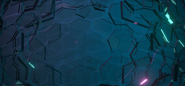 Abstract Glass Hexagon Background — Stock Photo, Image