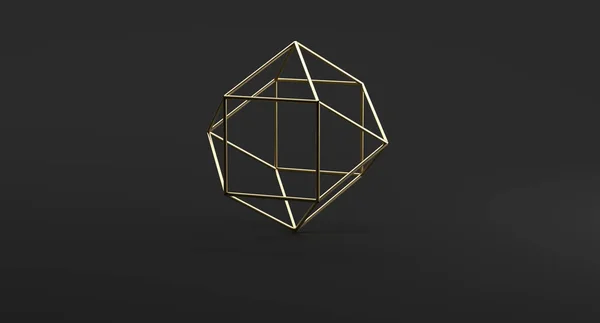 Geometrisch realistisch aussehende Mesh-Hedra — Stockfoto