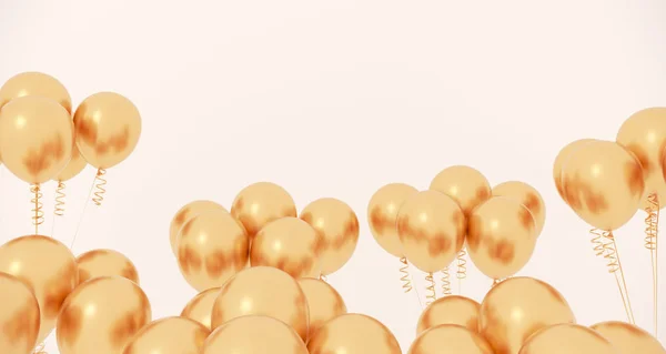 Realistyczne balony Party zbliżenie — Zdjęcie stockowe