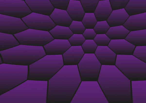 Purple gradientu wielokątów — Wektor stockowy