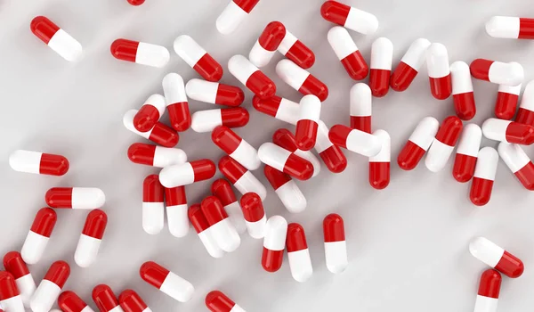 Red And White Capsule Pills