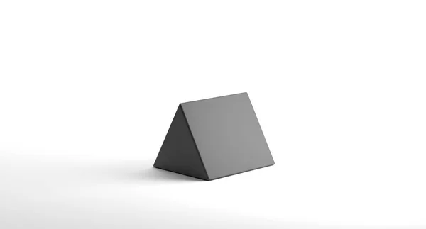 Realistisch uitziende geometrische driehoek-Object — Stockfoto