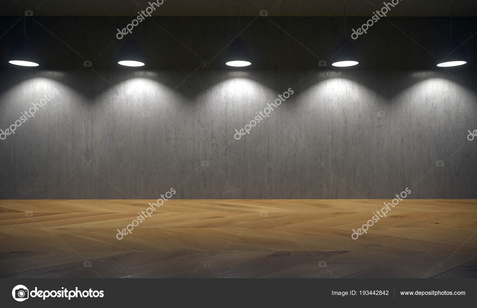 Lights Hanging In Front Of Concrete, How To Hang Lights On Concrete Walls
