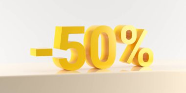 İndirim yüzdesinin 3d yorumlanması