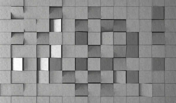 Boîtes abstraites gris uni — Photo