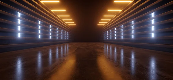 Cyberpunk Dark Neon Laser Cyber Sci Fi Led Lights Gloeiend stof — Stockfoto