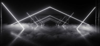 Smoke Neon Lazer Siber Gelecekçi Bilim Kurgu Parlayan Işıklar Tr