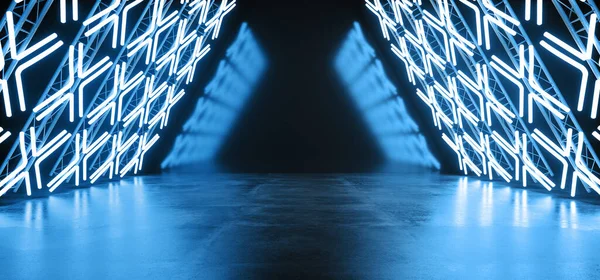 Modern Futuristik Retro Bilim Kurgu Üçgeni Neon Parlak Klasik Pantone — Stok fotoğraf
