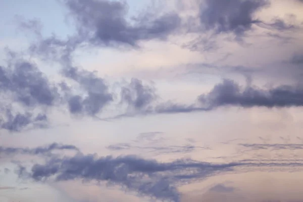 Dramatischer Sonnenuntergang Mit Wolken Windigen Sommertagen — Stockfoto