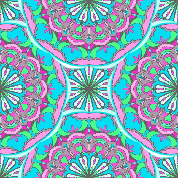 Traditionelle Ornamentale Farbenfrohe Nahtlose Muster Vintage Hintergrund Dekorative Ornamentkulisse Für — Stockfoto