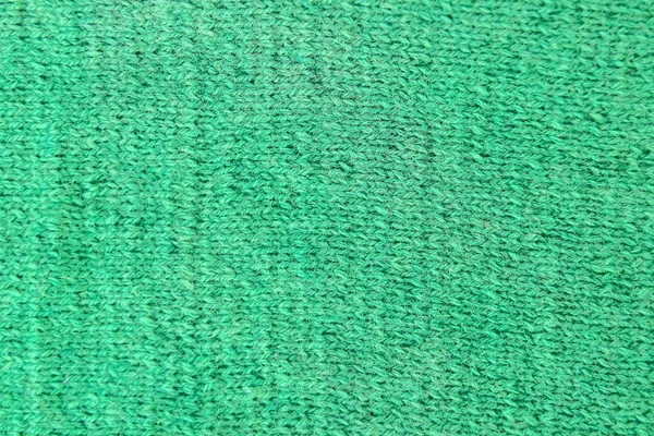 Textura Malha Verde Fundo Uma Amostra Tricô Frontal — Fotografia de Stock