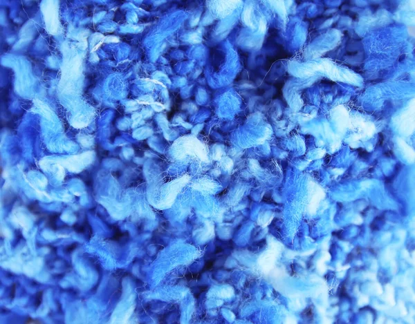 Natural Fluffy Double Fabric Fragment Knitted Texture Closeup Warm Yarn — Stock Photo, Image