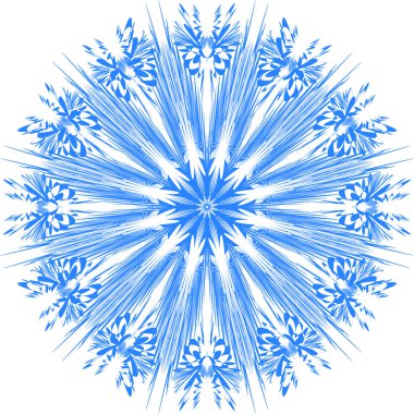 El çizimi karalama şekli daire şeklinde. Dekoratif dantelli mandala veya kar tanesi. Baskı, greting kartları, yetişkin boyama kitabı, davetiyeler, tekstil, dövme için tasarım ögesi.