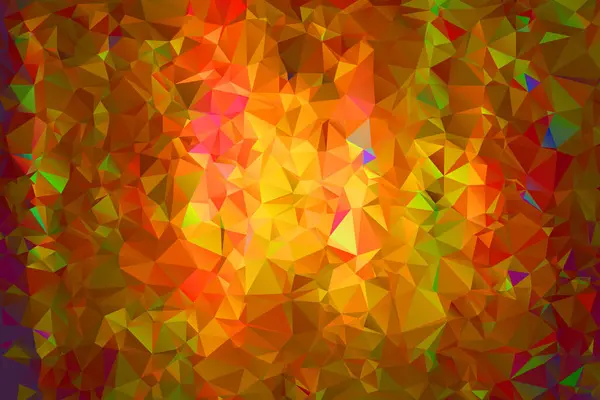 Абстрактний Геометричний Барвистий Фон Трикутних Багатокутників Векторні Ілюстрації Ретро Мозаїчний — стоковий вектор