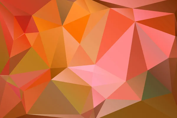 Fondo Geométrico Abstracto Polígonos Triangulares Ilustración Vectorial Retro Mosaico Triángulo — Vector de stock