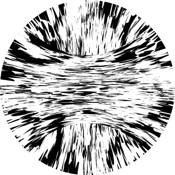 Tekstur Abstrak Latar Belakang Monokromatik Dalam Lingkaran - Stok Vektor