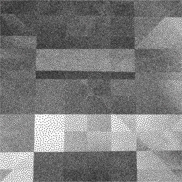 Abstracte Zwart Witte Halftoon Achtergrond Met Stipple Effect Monochromatisch Patroon — Stockvector