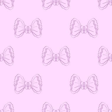 Elle çizilmiş yaylı kusursuz desen. Soyut arkaplan. Tekstil ve gotik tasarım, ambalaj kağıdı, poster, afiş ve web için kullanılabilir.