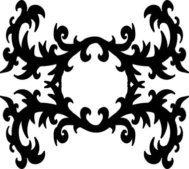 Klasik çerçeve. Dekoratif tasarım ögesi.