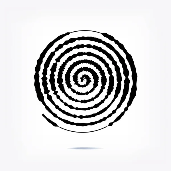条纹圆圈背景 动态运动形状 摘要模式 径向图形元件 — 图库矢量图片