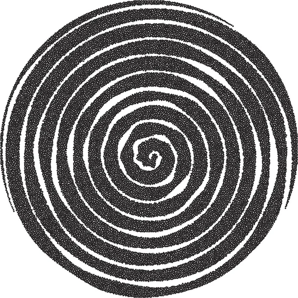 Абстрактний Фон Колі Чорно Білих Концентричних Смуг — стоковий вектор