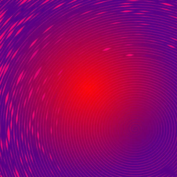 Fond Abstrait Rayures Concentriques Colorées — Image vectorielle