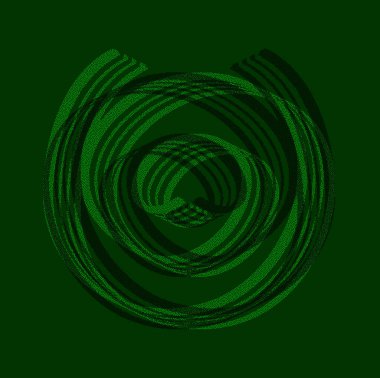 Soyut spiral şekil. Tasarım elementi.