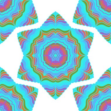 Kusursuz dekoratif arka plan. Lacy çiçek mandala parlak desen. Web, baskılar, kartlar için klasik dekoratif öğeler. Süsleme motifleri.