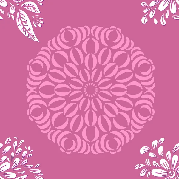 Florales Nahtloses Muster Dekorative Romantische Gestaltung Endlose Textur Für Packpapier — Stockvektor