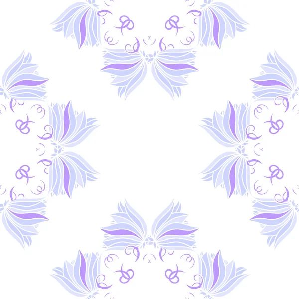 Florales Nahtloses Muster Dekorative Bunte Hintergrund Für Textilien Drucke Stoff — Stockvektor