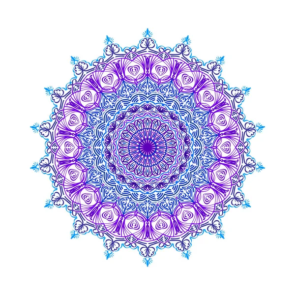 Abstracte Mandala Decoratieve Design Element Voor Yoga Mat Cover Poster — Stockvector