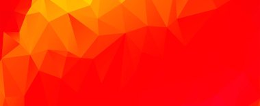 Üçgen çokgenlerin soyut geometrik tarzı renkli arkaplanı. Vektör çizimi. Web, iş şablonu, broşür, kart, poster, afiş tasarımı için Retro mozaik üçgen parlak trend deseni