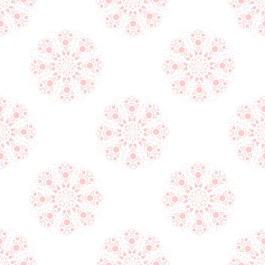 Soyut renkli arkaplan. Vektör çizimi. Mandala çiçek deseni. 