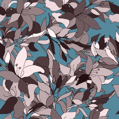 Tekstil deseni yok. Kumaş, duvar halısı, ev dokuması ve halı için çiçek dokusu..