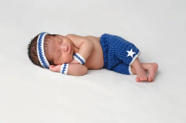 Newborn Baby Boy Runner — Stock Photo, Image