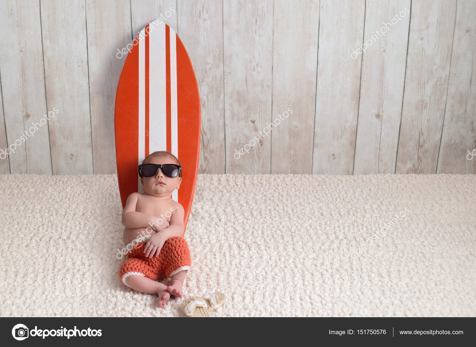 Newborn Baby Boy Leaning On Surfboard Stock Photo By C Katrinaelena Newborn Baby Boy Leaning On Surfboard Stock Photo By C Katrinaelena
