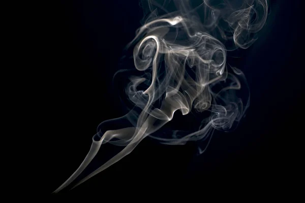 黒を基調とした白煙コレクション — ストック写真