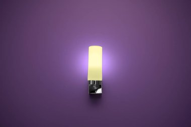 Duvar lambası ile yer