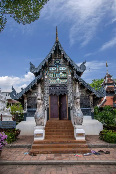 Wat Chedi Luang, Cidade Antiga de Chiang Mai, Tailândia — Fotografia de Stock