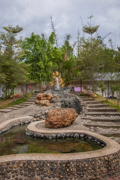 Thailand 's Chiang Rai open - air hot spring hot spring resort. — Stock Photo, Image