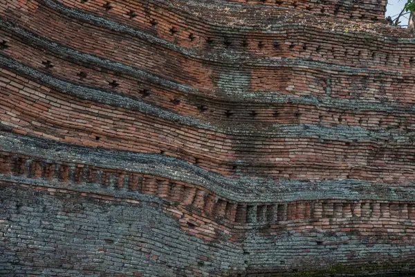 Staré městské hradby z Chiang Mai, Thajsko — Stock fotografie
