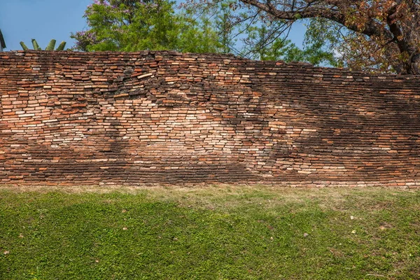 Staré městské hradby z Chiang Mai, Thajsko — Stock fotografie