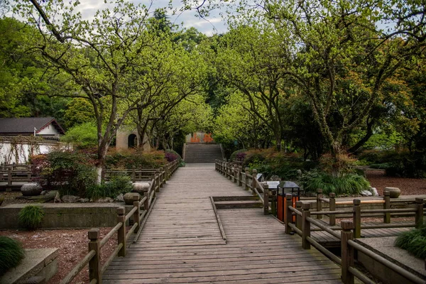 Hangzhou West Lake en Zhongshan Park —  Fotos de Stock