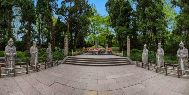 Hangzhou West Lake Yueyue Temple Yue Fei Tomb clipart