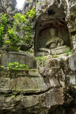 Hangzhou Lingyin Tapınağı Kilai Cliff heykeli