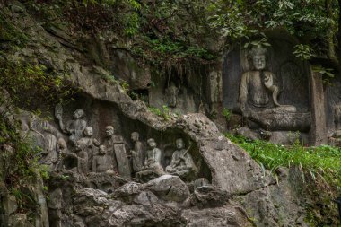 Hangzhou Lingyin Tapınağı Kilai Cliff heykeli