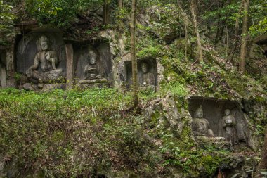 Hangzhou Lingyin Tapınağı Kilai Cliff heykeli