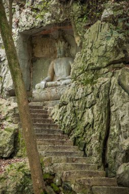 Hangzhou Lingyin Tapınağı Kilai Cliff heykeli