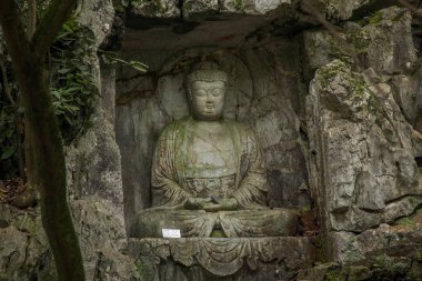 Hangzhou Lingyin Tapınağı Kilai Cliff heykeli
