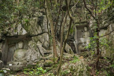 Hangzhou Lingyin Tapınağı Kilai Cliff heykeli